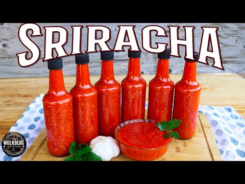 How to make Sriracha Hot Sauce | Homemade Chilli sauce recipe | Fermented Hot sauce recipe |