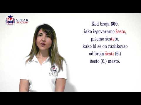 Lesson 7.4 Serbian language - Numbers up to 1000