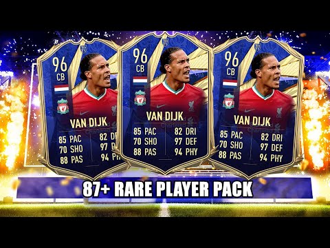 FIFA 21 INSANE 87+ RARE PLAYER PACK | ICON SWAPS 81+ X25 PACK OPENING!!!!