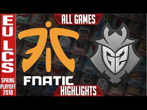 FNC vs G2 Highlights ALL GAMES | EU LCS Grand Final Playoffs Spring 2018 | Fnatic vs G2 Esports