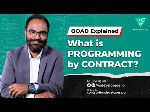 Learn How To Write Program By Contract With Coding Examples: OOAD Episode 7 | vsdevelopers.io!