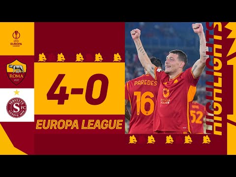 POKER GIALLOROSSO 💪 Roma 4-0 Servette | Europa League Highlights 2023-24
