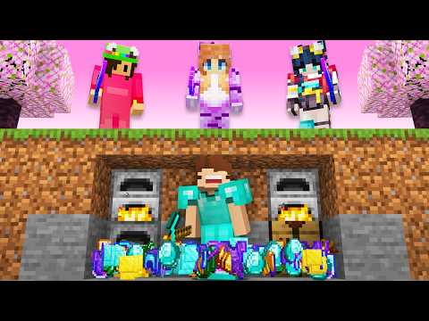 Minecraft OP Manhunt: Boys VS Girls
