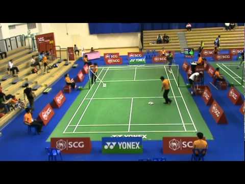 SCG2012 Day1 MS Qualification (Tha)Siriwat Matayanumati VS (Ind)Venkatesh Prasad G2