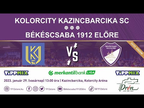Élő közvetítés: Kolorcity Kazincbarcika SC - Békéscsaba 1912 Előre