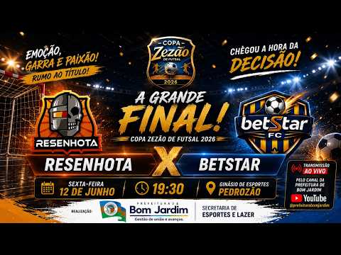 FINAL COPA ZEZÃO DE FUTSAL 2026 - BOM JARDIM MA
