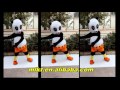 How A Kungfu Panda Play Kungfu In A Kungfu Pand Mascot Costume