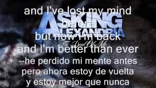 Download lagu Asking Alexandria The Death Of Me   second version lyrics englishespañol mp3 Download lagu Asking Alexandria The Death Of Me   second version lyrics englishespañol mp3