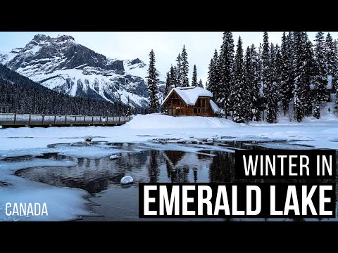 Emerald Lake Lodge in Winter - You HAVE to see this place... WOW!