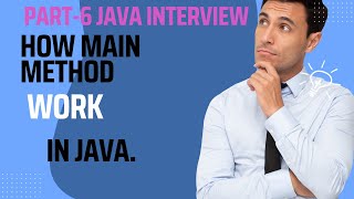 Download the video "Decoding Java  Why is the Main Method   |part -6 | java interview #viral #trending #reel #technology"