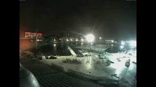 Muse @ Manchester's LCCC - Stage entrance - September 4th 2010 (weather webcam view)