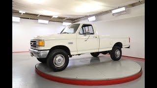 Video Thumbnail for 1989 Ford F250 4x4 Regular Cab