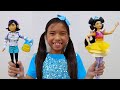 Wendy and Alex Pretend Play with OVER THE MOON Movie Dolls Toys Challenge for Kids