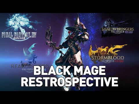 FFXIV - Every Black Mage Skill From Every Expansion (Retrospective)
