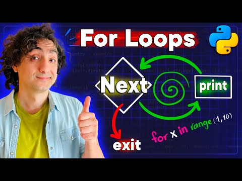 Python For Loops (Visually Explained) | #Python Course 17
