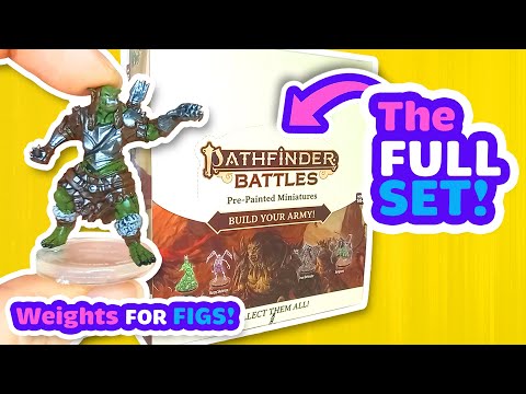 Unboxing Pathfinder Battles: Fearsome Forces Miniatures | Pre-Painted RPG Figures Review #Minifigure