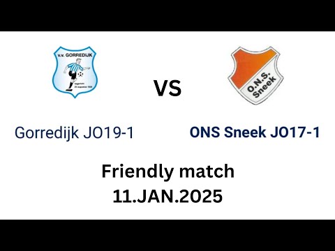 Gorredijk JO19-1 vs ONS Sneek JO17-1 (Friendly match 11.JAN.2025)-Full