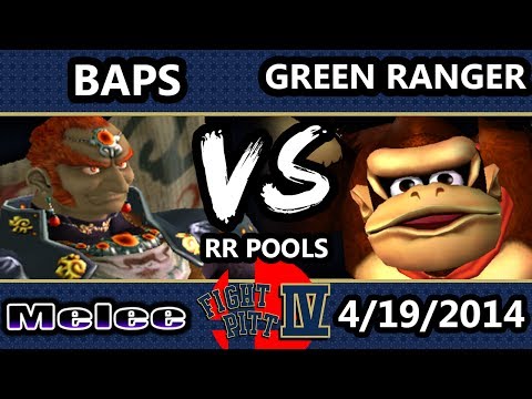 Fight Pitt IV - Green Ranger (Donkey Kong) Vs. BAPS (Ganondorf, Captain Falcon) - Pools