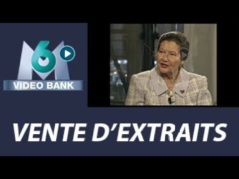 Extrait archives M6 Video Bank // Interview visionnaire de Simone Veil (20h Paris Première - 1997)