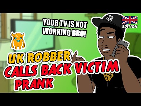 Idiotic UK Robber Calls Back Victim - Ownage Pranks