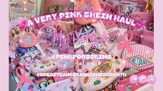 HUGE PINK SHEIN HAUL - #PINKFORDJKING @djking247 Shein collabs Mean Girls!