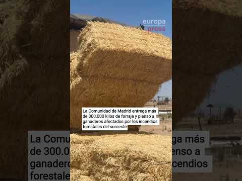 La Comunidad de Madrid entrega más de 300.000 kilos de forraje y pienso a ganaderos