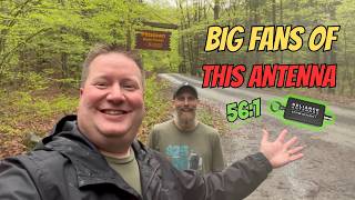 Big fans of this antenna: POTA with Paul N1OG using the prototype Reliance Antennas 56:1 Bugout EFHW