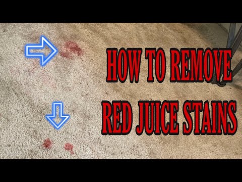 YouTube video about: How to get juice out of carpet?