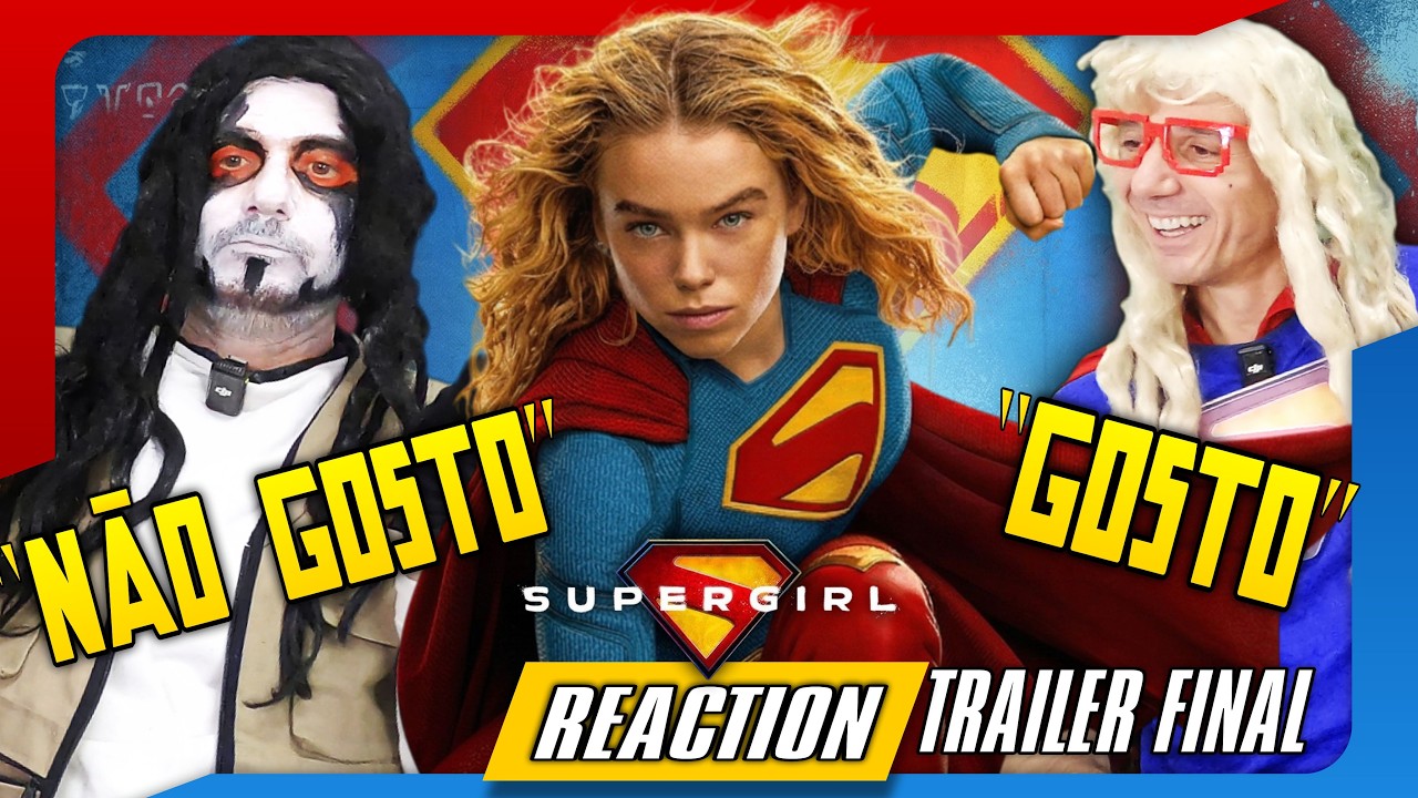 TRETA NO ESTÚDIO! 🤬 O TRAILER DE SUPERGIRL DIVIDIU OS IRMÃOS (REAÇÃO) #supergirl