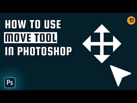 How To Use Move Tool In Adobe Photoshop 2024 | Move Tool Photoshop Tutorial