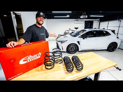 Eibach Lowering Springs Install GR Corolla