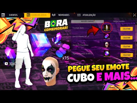 IT'S OUT NOW!! GET YOUR FREE EMOTE, MAGIC CUBE, AND SKINS FOR EVERYONE IN FREE FIRE