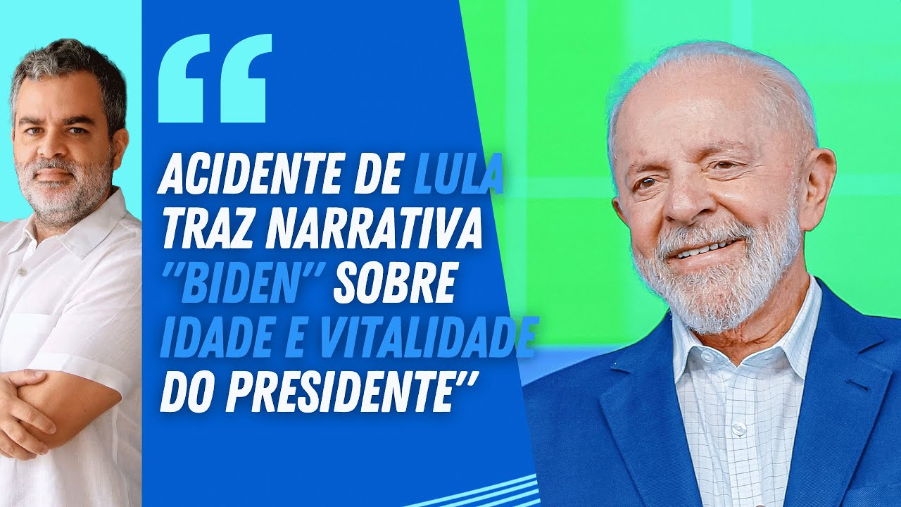 "Acidente de LULA traz narrativa 'BIDEN' sobre IDADE E VITALIDADE do presidente" | Estadão Analisa