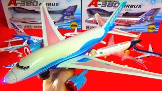 Unboxing best planes: Boeing 787 737 Airbus 330 350 B3380 Beluga  DHL Dubai Indonesia USA models