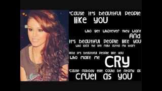 Beautiful People-Cher Lloyd (Lyric and Picture Video)