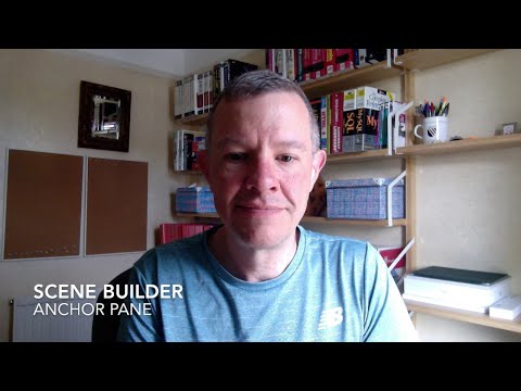 Scene Builder - Anchor Layout