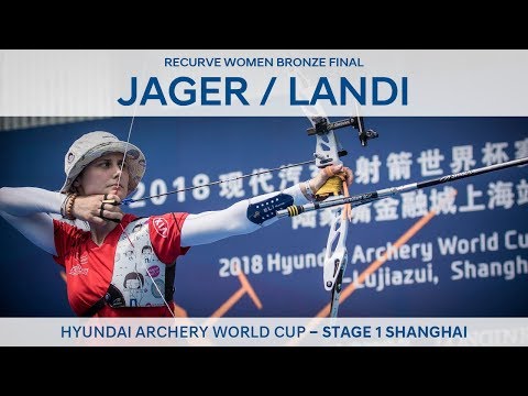Maja Jager v Vanessa Landi – Recurve women's bronze | Shanghai 2018 Hyundai Archery World Cup S1