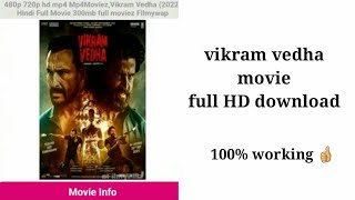 vikram vedha movie full HD download  100% working 👍