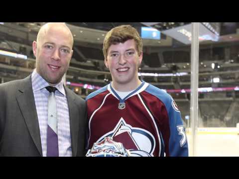 Colorado Springs teen designs Avalanche goalie's helmet