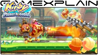 Kirby: Planet Robobot - RoboBot Stage & NEW Bomb Armor Transformation & Tons More. (3DS Direct Feed)