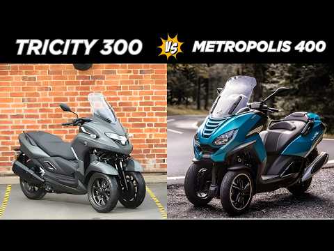 2026 Yamaha Tricity 300 vs Peugeot Metropolis 400: The 3-Wheel King?