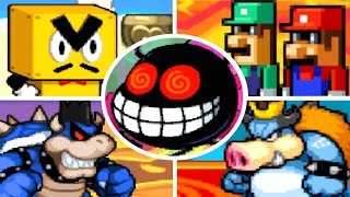 Mario &amp; Luigi: Bowser&#39;s Inside Story - All Bosses (No Damage)