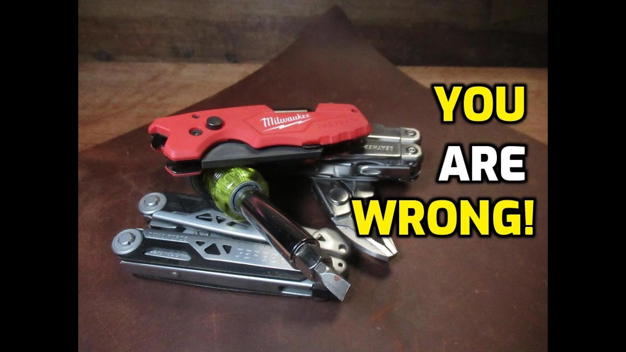 Leathermans  Are Not Toys!  Why Every Tradesman Needs A Multi-Tool!
