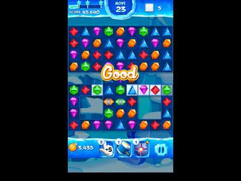Jewel Pop Mania:Match 3 Puzzle Level 184 ( Ice Cream Town Episode ) - Walkthrough ( No Booster )