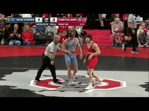 165 LBS: Ohio State's Paddy Gallagher vs. Kent State's Reese Stephen| Ohio State Wrestling
