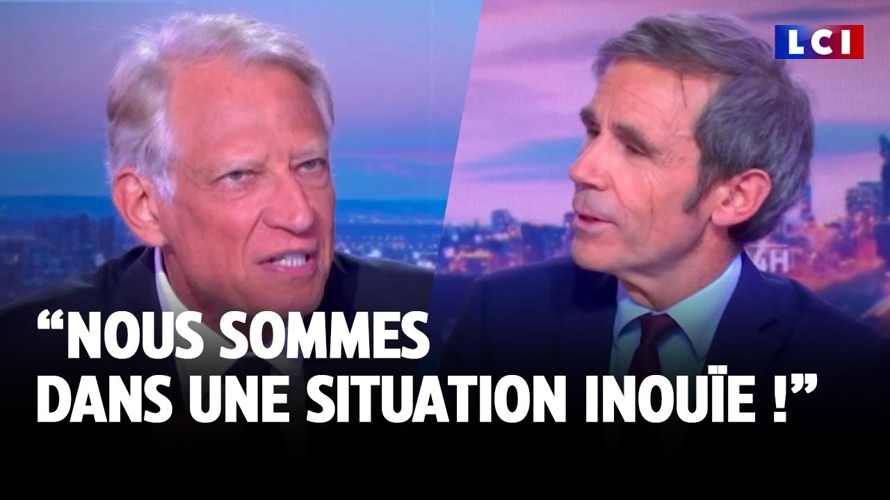 Dominique de Villepin invité de David Pujadas