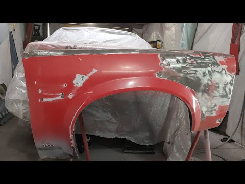 Mechanically Stripping Paint & Spraying Epoxy Primer