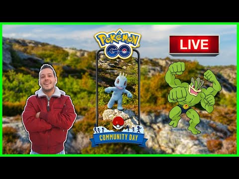 🔴 Community Day Machop - Pokémon GO LIVE