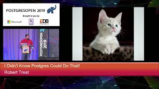 Download the video "PostgresOpen 2019 I Didn't Know Postgres Could Do That"