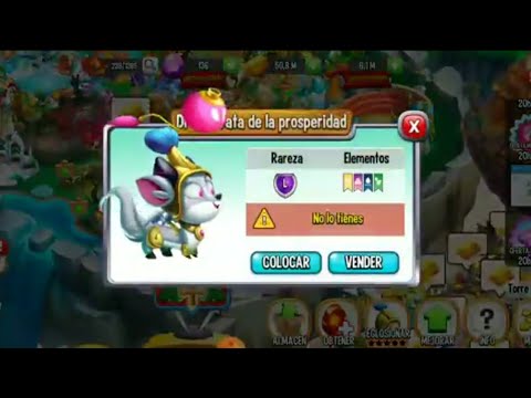 Dragon city #5 Mi nuevo dragon Rata de la prosperidad